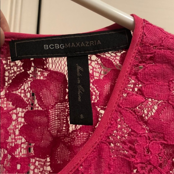 Hot pink bcbg top - Picture 6 of 6